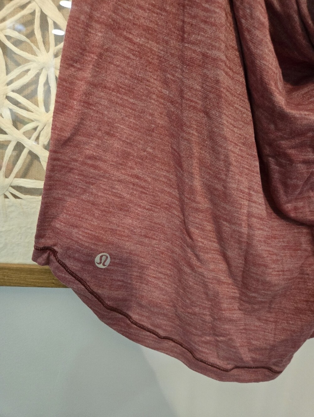 Lululemon Moment to Movement 2-in-1 Tank – Size 6 – Misty Merlot – Built-In Bra - Picture 6 of 8